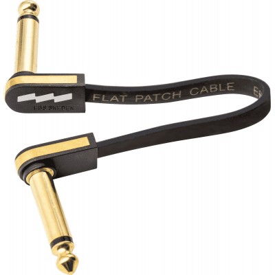 Câble de Patch Guitare 10 CM Compact Or