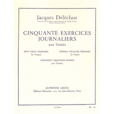 50 Exercices Journaliers pour timbales