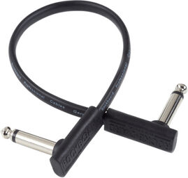 Flat Patch Cable Black 20 cm noir