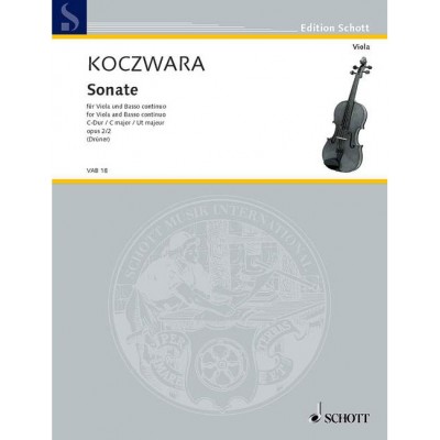 Koczwara - Sonata C Major Op. 2/2 - Alto et Basso Continuo