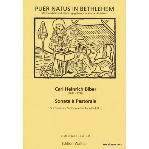 Biber C.H. - Sonata A Pastorale - 2 Violons, Basson Et Bc