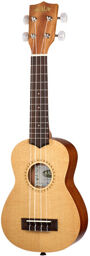 Satin Mahogany Soprano Ukulele Naturel satiné