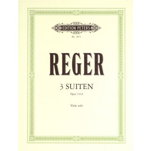 Reger Max - 3 Suites Op.131d - Viola