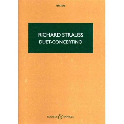 Strauss R. - Duet Concertino O.op. Av 147 - Conducteur