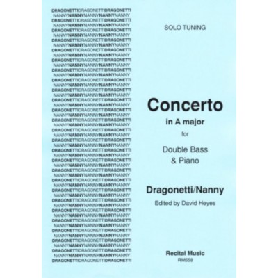 Dragonetti / Nanny - Concerto A Major (solo Tuning) - Contrebasse & Piano