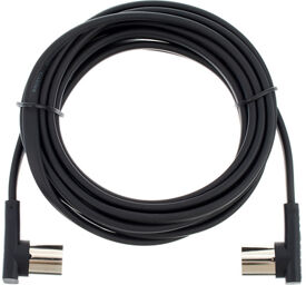 Flat MIDI Cable 300cm Black noir