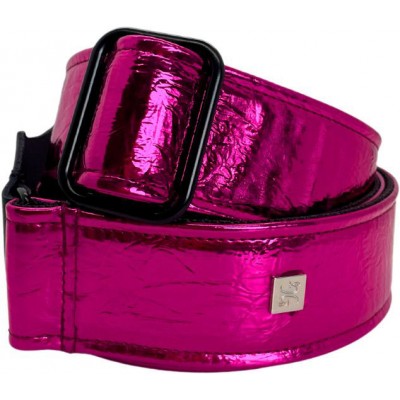Distressed Vernice Fuchsia