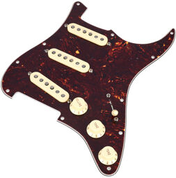 Pre-Wired ST Pickg. Texas SSS Imitation écaille de tortue