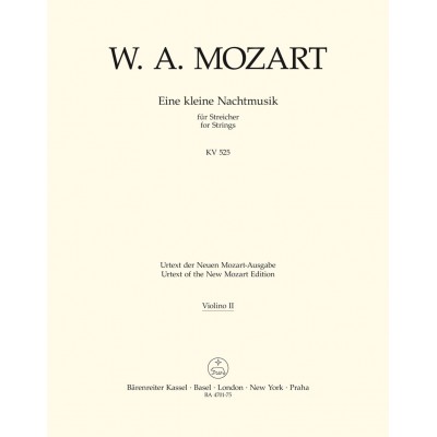 Mozart Wolfgang Amadeus - Mozart - Kleine Nachtmusik (violon 2)