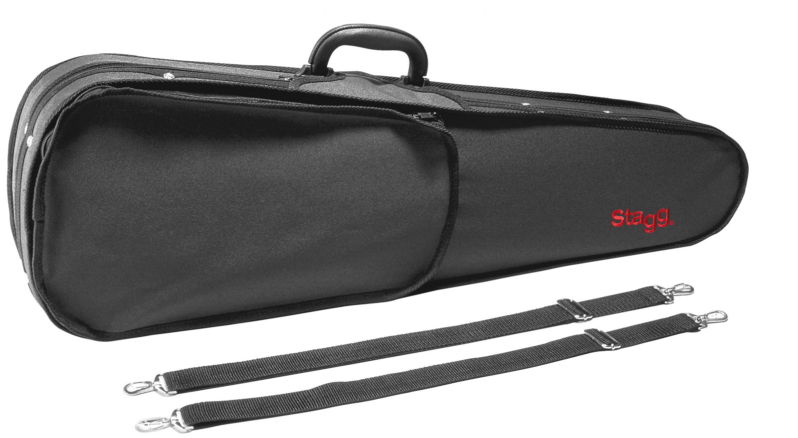 HVB2 1/2 VIOLIN SOFT CASE-BLACK