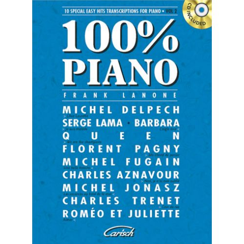 100% Piano Vol. 2 + CD
