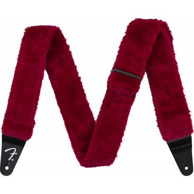 Poodle Plush Strap, Red