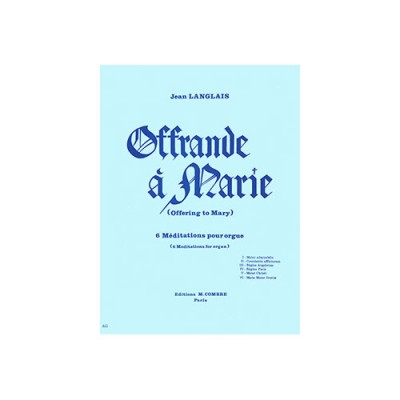 Langlais - Offrande À Marie - Orgue