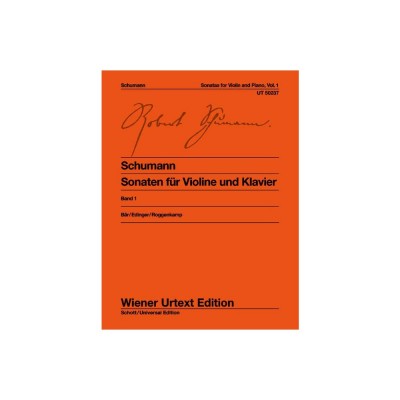 SCHUMANN ROBERT - SONATES POUR VIOLON & PIANO VOL.1