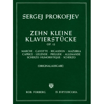 Prokofiev S. - 10 Kleine Klavierstucke Op.12