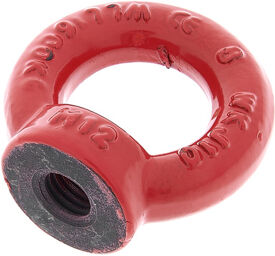 Ring Nut M12 high-strength Rouge