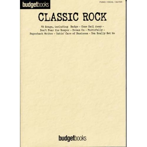 Budgetbooks Classic Rock - PVG