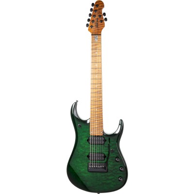 JP15 7 String - Green Tiger Eye Quilt