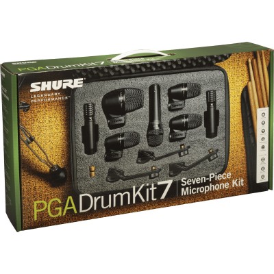 PGADRUMKIT7-mallette 7 Micros Batterie