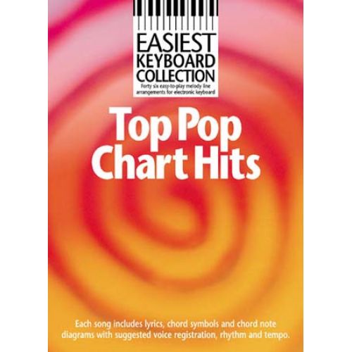 Easiest Keyboard Collection - Top Ch Hits - Melody Line, Lyrics And Chords