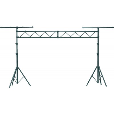 STS14 - Deux Stands Lumiere Trepied Avec Pont Noir