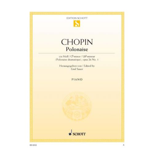 Chopin Frederic - Polonaise C Sharp Minor Op. 26/1 - Piano