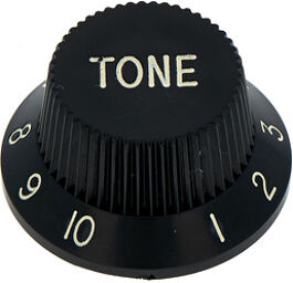 Parts Tone Poti Knob BK Noir