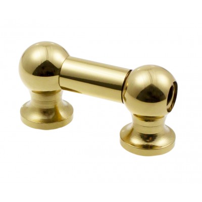TL1D25-BR Coquille Tube 25mm Dorée Double Tirant (X1)