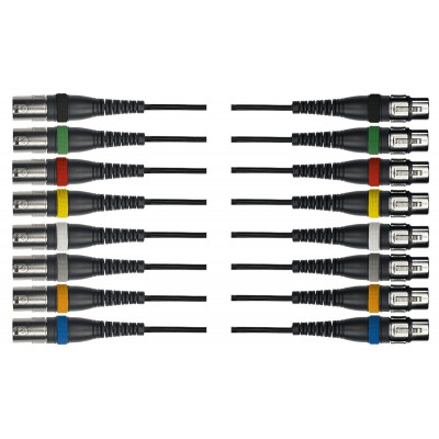 Octopaire 8 XLR Fem. 8 XLR 5 M