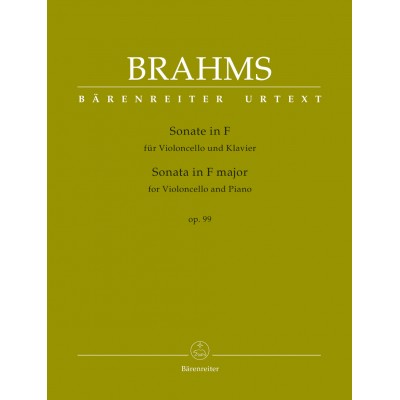 Brahms - Sonata In F Major Op.99 - Violoncelle & Piano