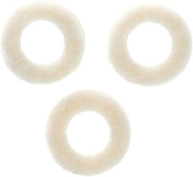 V.B. Felt Flgh. 3er-Set blanc