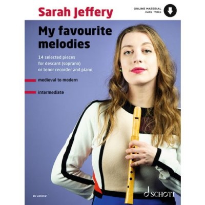 Sarah Jeffery - My Favourite Melodies - Flute A Bec