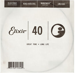 Elixir .040 El. Bass Single String