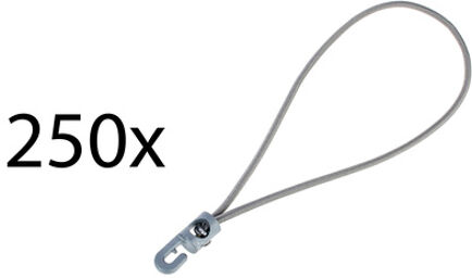 Spannfix Ø 4mm Grey 250 pcs. Gris