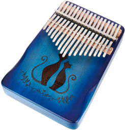 Cats Kalimba Blue Bleu