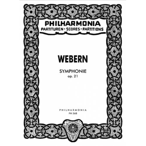 Webern Anton - Symphony Op. 21