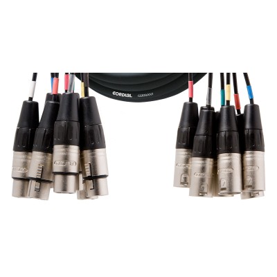 Multipaire 8 XLR Mâle/femelle 3 M