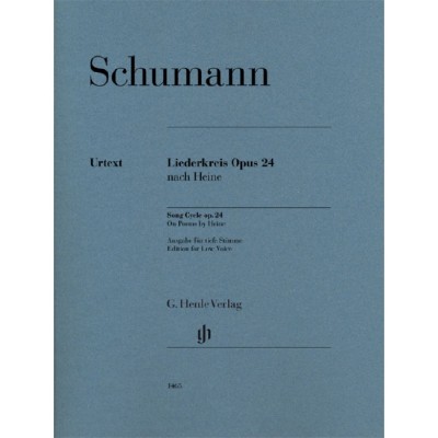 Schumann - Song Cycle Op. 24 - Voice (T) et Piano