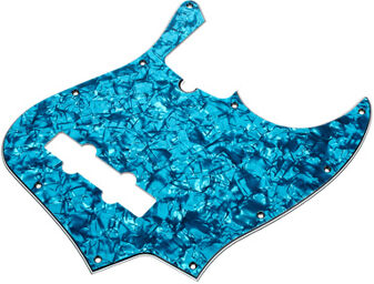 J-Style Pickguard Aqua Pearl Aqua Pearl