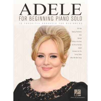 Adele for Beginning Piano Solo - Version anglaise
