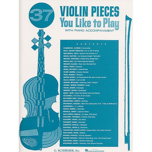 37 VIOLIN PIECES YOU LIKE TO PLAY