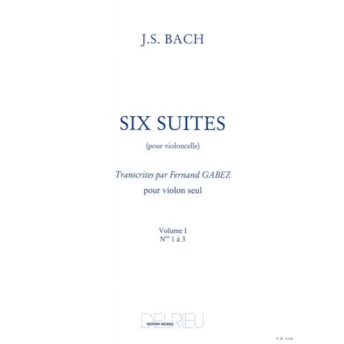 Bach J.S. - Suites (6) Vol.1 - Violoncelle