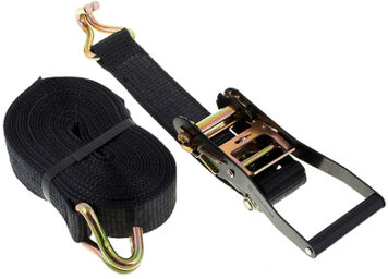 Ratchet Hook Strap 50mm x 8m noir