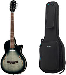 Custom Line N.-Steel w/Bag Flame Black Burst