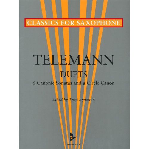 Telemann G. Ph./kynaston T. - Six Sonatas And A Circle Canon - Saxophones