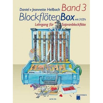 Hellbach D. - Blockflätenbox Band 3 + 2 CD'S