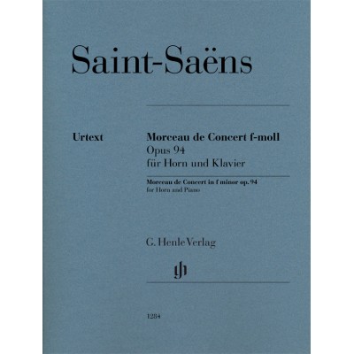 SAINT-saens Camille - Morceau De Concert En Fa Mineur Op.94 - Cor & Piano