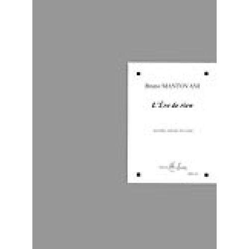 Movani Bruno - L'Ere De Rien - Flute, Clarinette, Piano