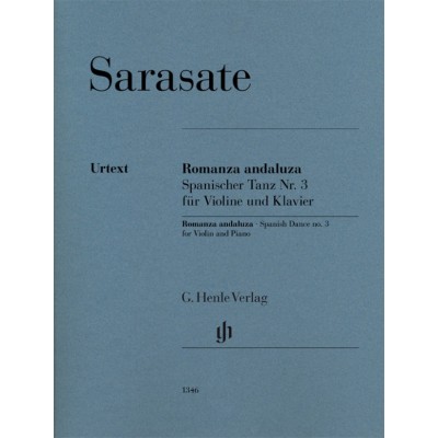 SARASATE PABLO - ROMANZA ANDALUZA - SPANISH DANCE no.3 - VIOLON & PIANO