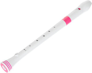 Soprano Recorder White-Pink Blanc